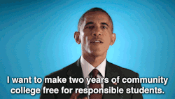 protego-et-servio:  unrealistic-realiity:  taylorslegs:  thelifeofyan:  kisskendrick:  nerdfaceangst:  whitehouse:  Join the movement to make two years of community college as free and universal as high school is today at HeadsUpAmerica.us/Act.  If there