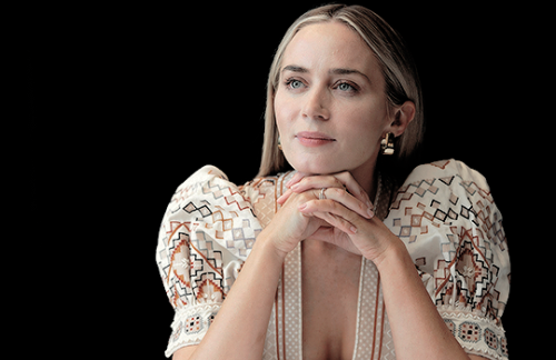 Emily Blunt during the press conference for “A Quiet Place: Part II”