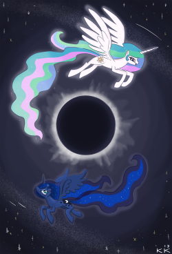 theponyartcollection:  Eclipse (S2 Luna version)