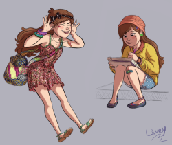 limey404:  i needed to draw mabel in a bunch of different outfits because reasons 