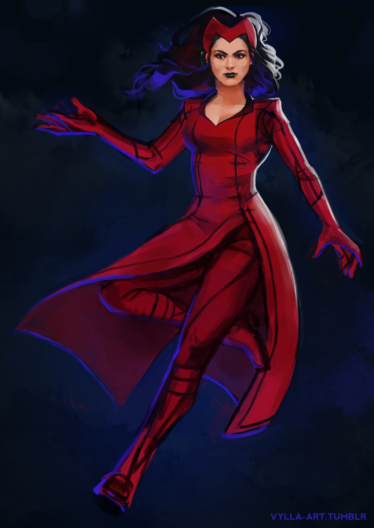 ilsa-faustus:  Wanda Maximoff aka ‘Scarlet Witch’ from Uncanny Avengers by: