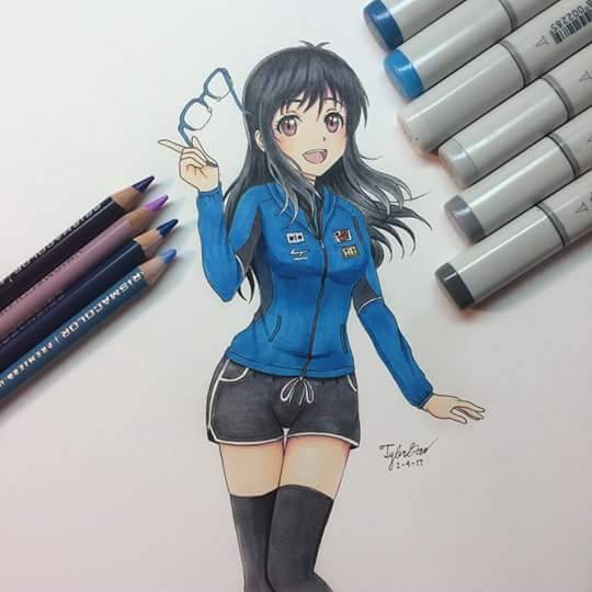 gay-for-nikiforov:  WOW. THIS GENDERBEND FANART LOOKS SO DAMN GOOD 💟   SOURCE/ORIGINAL
