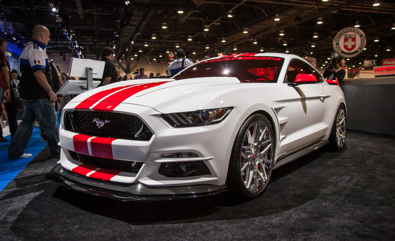 americanmusclepower:  2015 Mustangs at SEMA Auto Show Read full article here