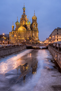 travelingcolors:  Church of the Savior on Spilled Blood, Saint Petersburg | Russia (by Andrey Omelyanchuk) 