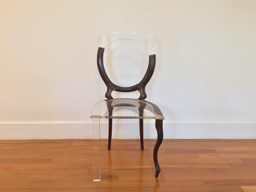 itscolossal: My New Old Chair: Artist “Fixes” Broken Wood Furniture with Opposing Materi