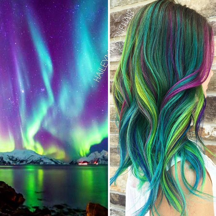 Hair inspired by Nebula Effect