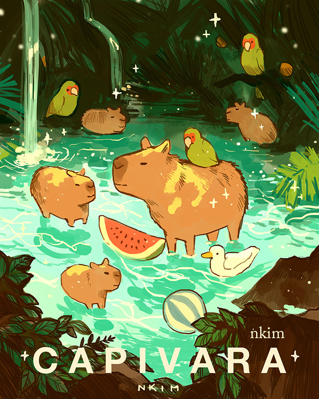 Doodle With Me - Capybara (Capivara) 