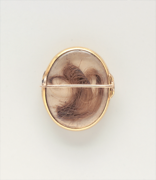 martyr-eater:Lover’s Eyes (ca. 1840), brooch with miniature portrait (watercolor on 