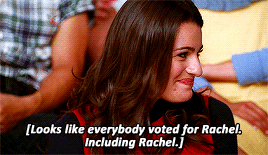 newromantiks:Hold on to your hat! Because Rachel Berry is going to become musically promiscuous.
