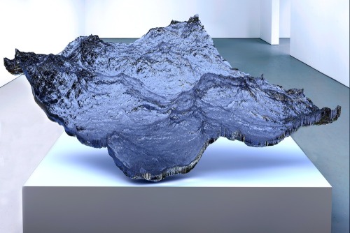 deliciousdimension:Eyal Gever has 3D printed the undulating surface of the ocean—or at least a 996 x