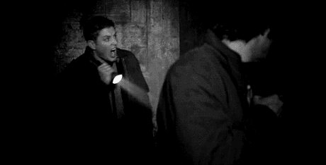 The moment Dean Winchester screamed like a little b*tch. One of the funniest scenes in Supernatural. Ever.. More at funny pics