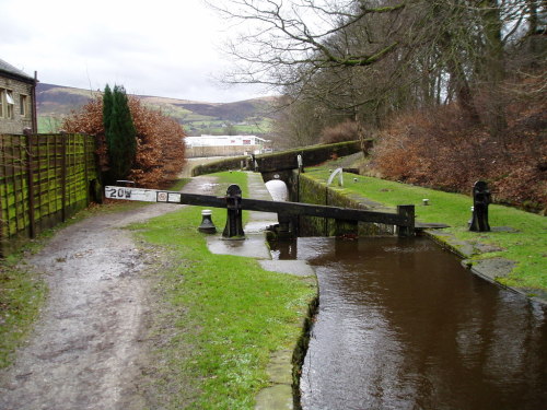 Lock 20W, Huddersfield Narrow Canal, Greenfield