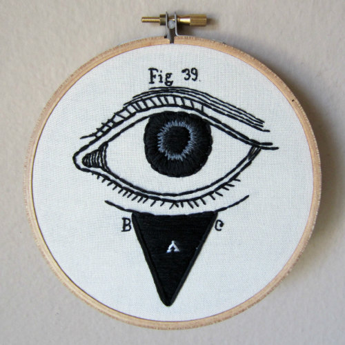 sosuperawesome: Embroidery hoops by MoonriseWhims on Etsy • So Super Awesome is also on Faceboo