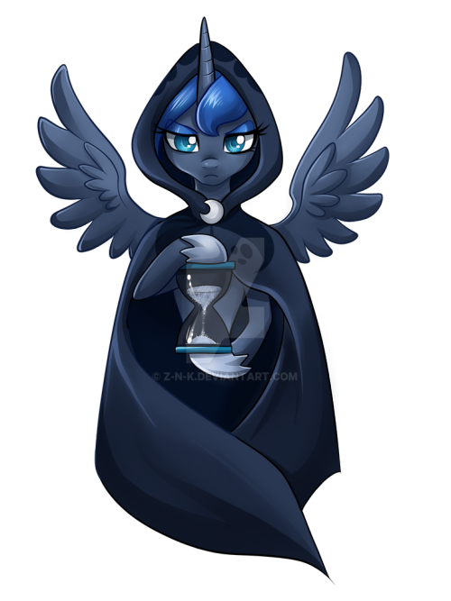 texasuberalles: Luna with a hourglass by