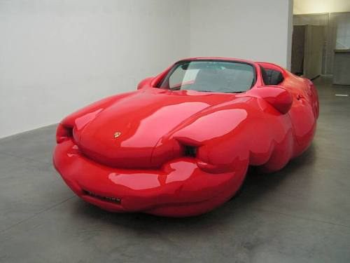 rylances:sonypraystation:schu-schu:2010s ART Skulptur Erwin Wurm Ferrari kissen Color Red JOKEthis l