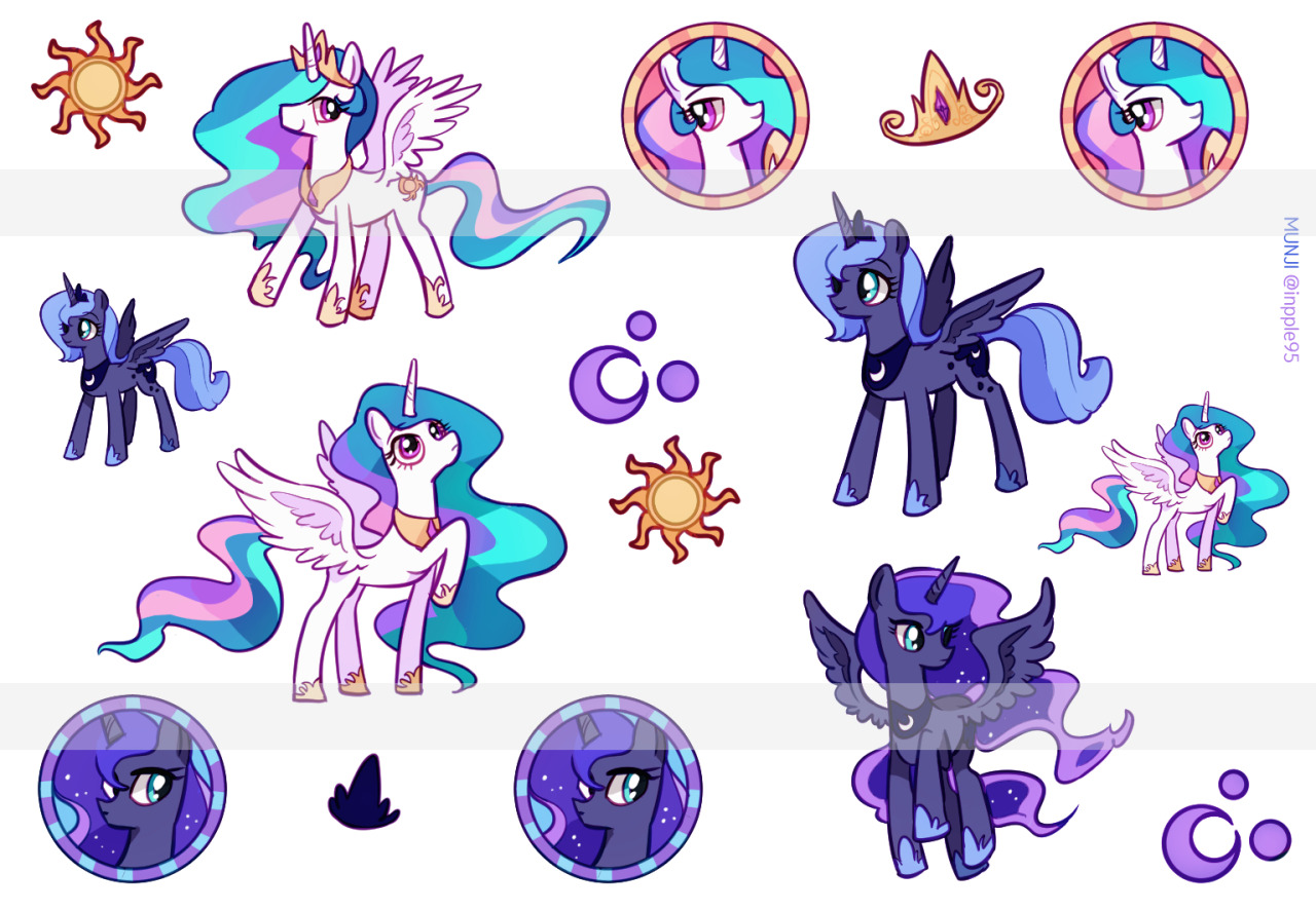 dusty-munji: Princess sticker :) 4 of my favorite characters. does Cadance is right?
