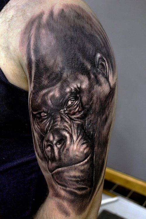 10 Powerful Gorilla Tattoos • Tattoodo