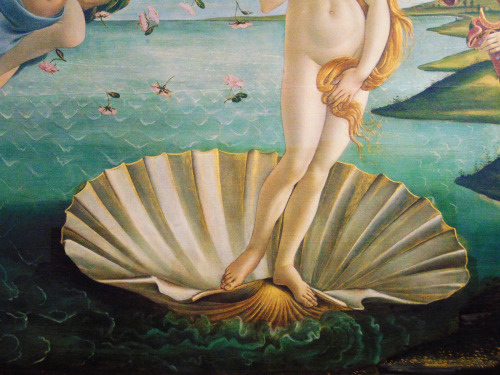 malinconie: Sandro Botticelli, The Birth of Venus, 1482-1485, details