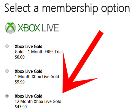 Free Xbox Gold