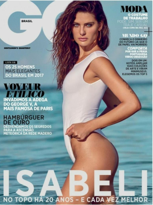 GQ - Novembro 2017 - Isabeli Fontana
Isabeli volta pra capa da GQ linda como sempre.