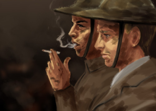 A few people actually requested Matthew and Thomas during the war. I was trying a new brush set and 