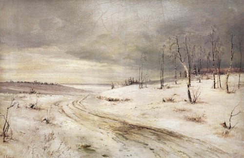 andantefavori: Alexei Savrasov (1830-1897) - Winter road
