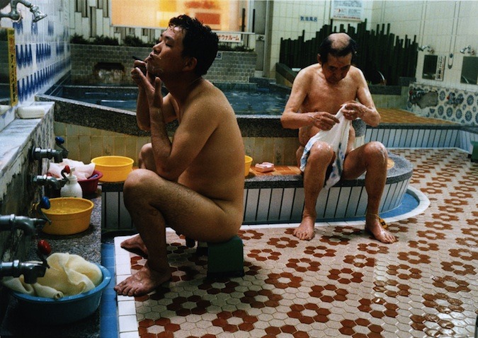 Japanese men at an onsen. From Sento, by Yoshinaga Masayuki.