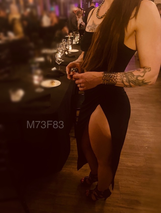 m73f83:My beautiful and sexy wife #mywife Casino night @rubymay010 Please reblog and follow us. 