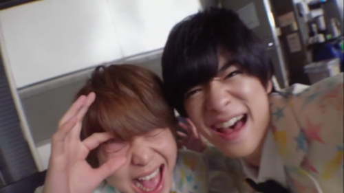 Hey! Say! 7 + Arioka DaikiAdorbs <3 bbys are so cute.Rewatching Kimi Attraction Making, surely ma