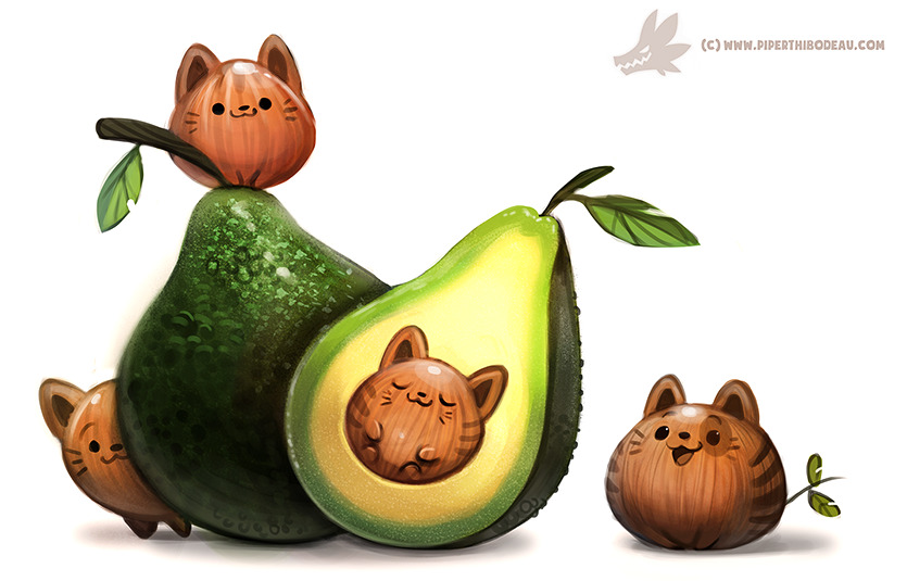 geeky-little-nurse:sosuperawesome:Wasabee, Avacato, Porcupine Apple, Koala Pear,