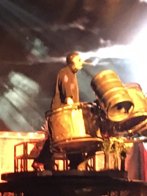 Pics i took of SlipKnoT in OKC at the Peake Sorry about the blurry pics!