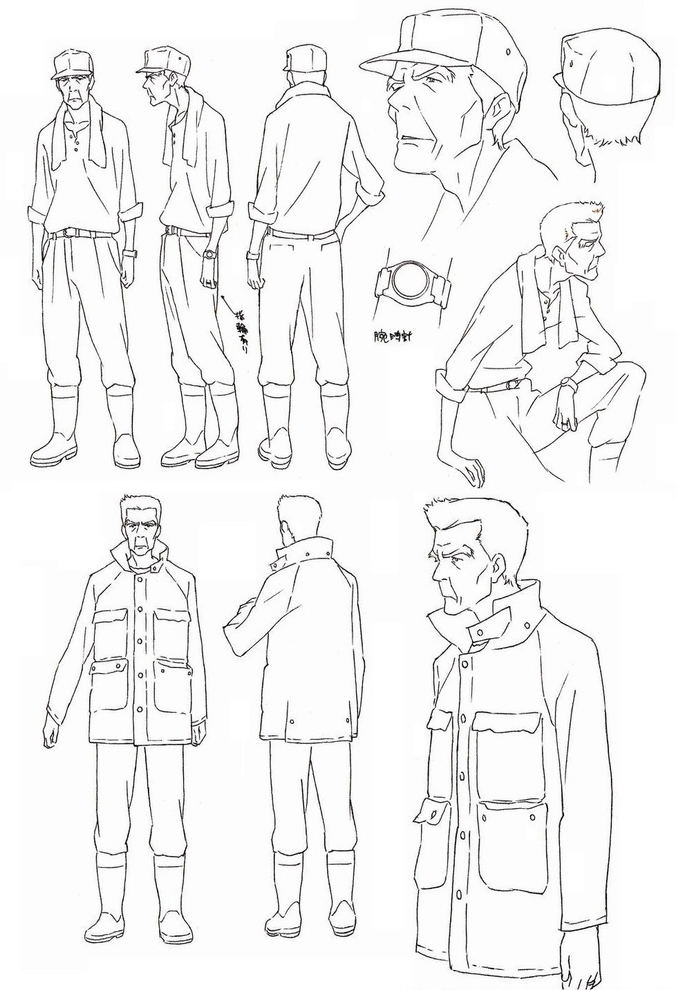 as-warm-as-choco:  Character designs of the heart-warming neighbors from Mamoru Hosoda’s