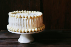 Fla-Vah:  White Chocolate Malt Cake