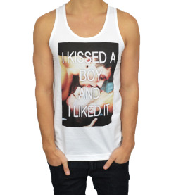 tooqueerclothing:  I kissed a boy and I liked