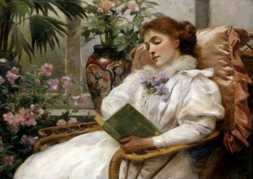 Book Club Paintings Vol. 7 Reading (19th Centry) By Alberto Pisa / La Liseuse (1877) By Robert James