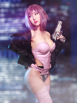 cosplaybeautys: Motoko Kusanagi cosplay from ghost in the shell by Rinnie Riot