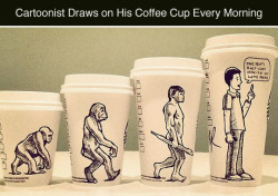  Cartoonist Josh Hara Draws on His Coffee