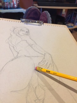 monkispanx:  Pencil Commission sketch for