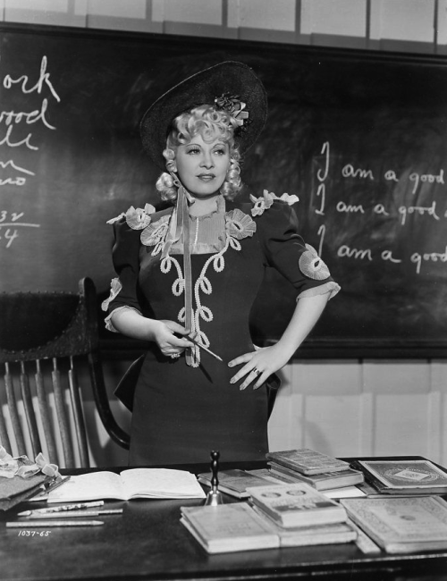 Mae West in My Little Chickadee, 1940