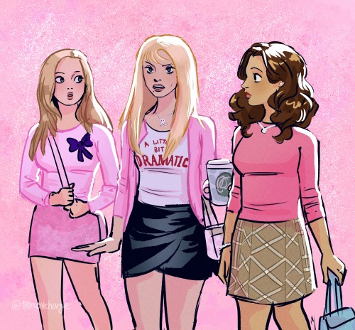 The drawing’s a bit messy but some mean girls fanart – @1percentcharge ...