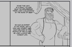 I know that College of Sorcery hasn’t even come out yet, but I started on the sketches for the next Beyond comic and ooee I hope y’all are ready for some beefcake!
