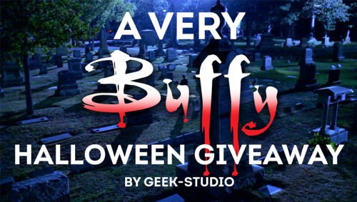 geek-studio: geek-studio:Halloween is coming so we’ve got an amazing Buffy the Vampire Slayer them