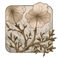 Pressed Flower (sepia recolor)