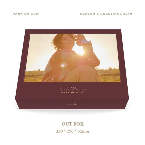 Park Bo Gum BoGum 2019 Official Season's Greeting Boxset