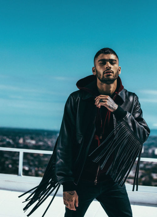 ALL THE FRINGING   Zayn’s ELLE UK spread is everything.