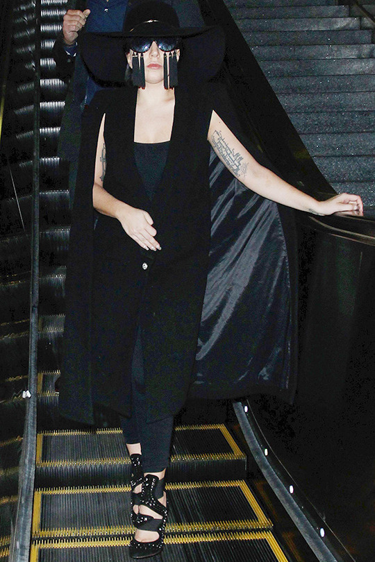 gagasgallery: Gaga arriving at LAX Airport. 4.17.15