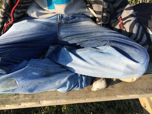 sk8erpigvienna: Out for a walk right now… Of course I just let it flow, sat in the dirt and w