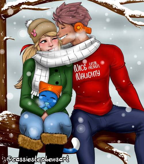 On the first day of Christmas, Cas drew for all to see&hellip;Nalu sitting in a sakura tree.&nbs