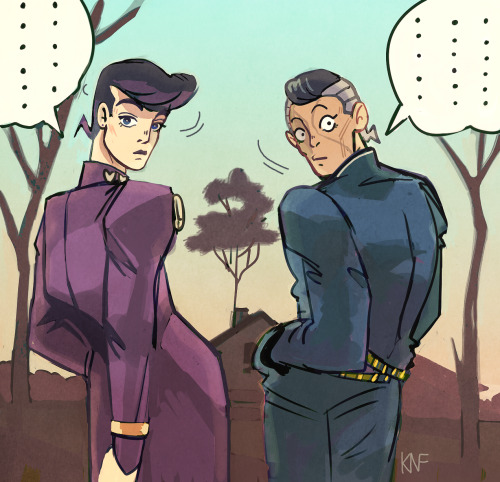 xaienarts:  sweet oku and hella jojo 
