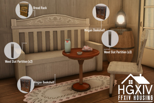 Shabby chic starter pack (FFXIV Housing)